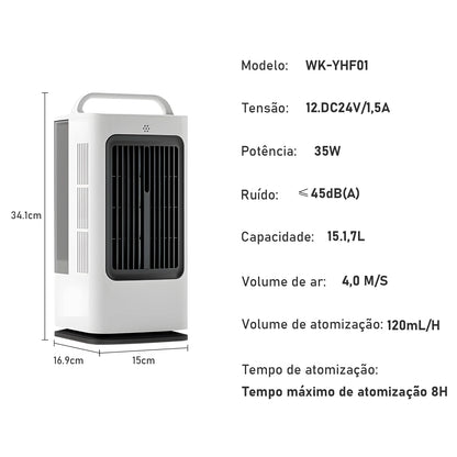 Ar Condicionado Portátil, Ar Condicionado Portátil, Mini Ar Condicionado, Refrigerador de Ar, Mini Ar Condicionado Portátil, Do Brasil